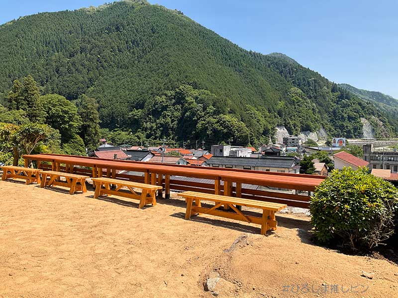 空条亭天空のテラス予定の庭