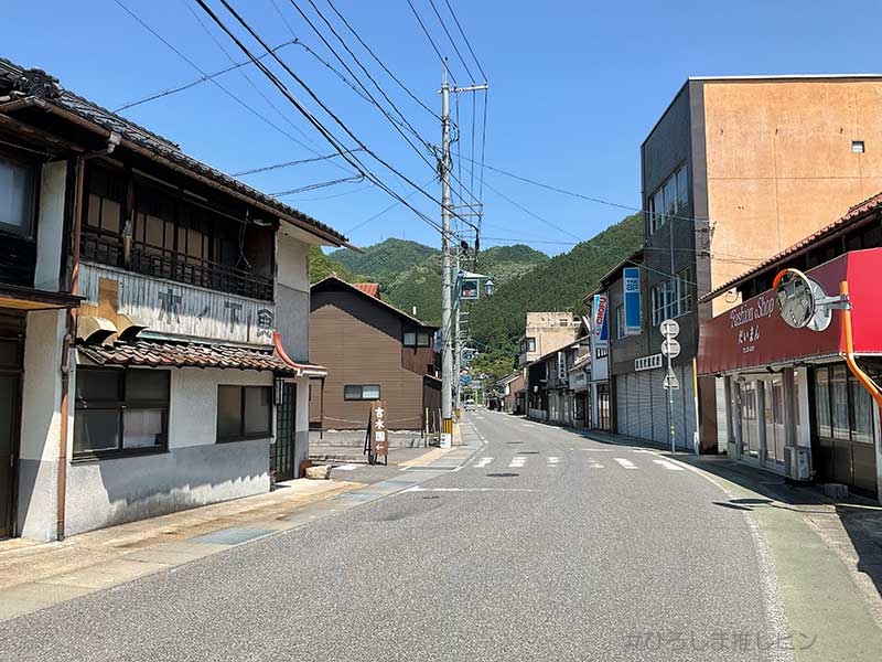 加計町商店街の風景